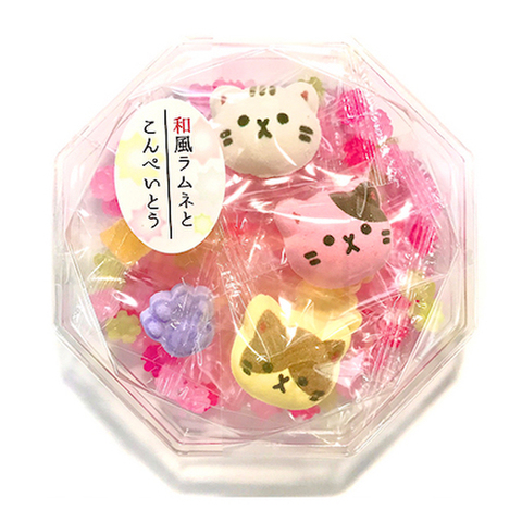 和風ラムネとこんぺいとう〜猫〜【金平糖】