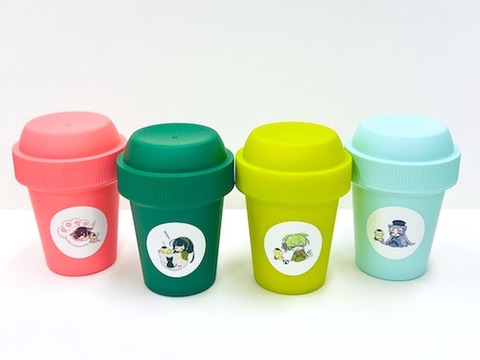 抹茶ミニシェイカー 加賀山中塗〜カラフル東北三姉妹＋ずんだもん〜