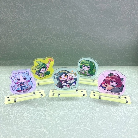 東北三姉妹＋ずんだもん　ミニアクスタ5種セット【特典：ポストカード】