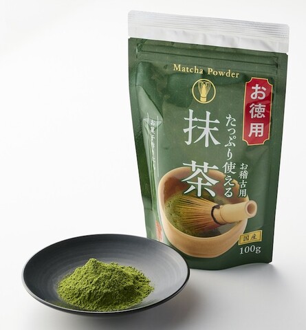 お稽古用　たっぷり使える抹茶　100g【つぼ市製茶本舗】