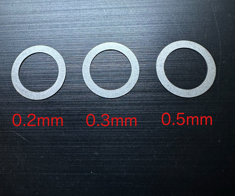 ボス プーリーワッシャ セット（0.2ｍｍ.0.3ｍｍ 0.5mm)シグナスグリファス用