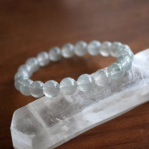 【特価】レア☆ブレスレット☆ブルールチルクォーツ（10.5mm）