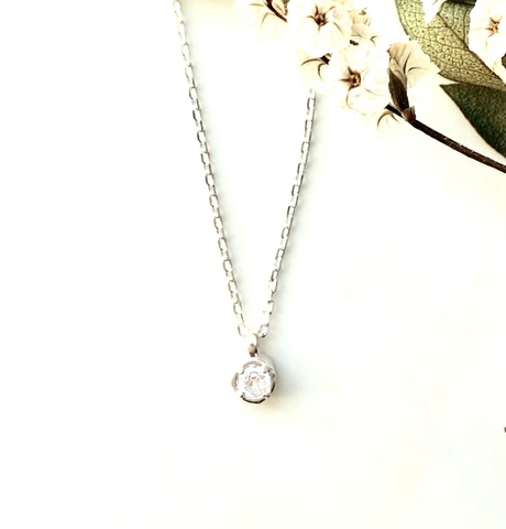 〜星屑ネックレス〜 シルバー925×ジルコニア