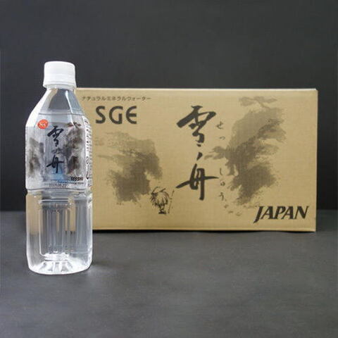 【特別割引】SGE雪舟の水（せっしゅうのみず）500ml入り×24本【全国送料無料】【SGE直送品】