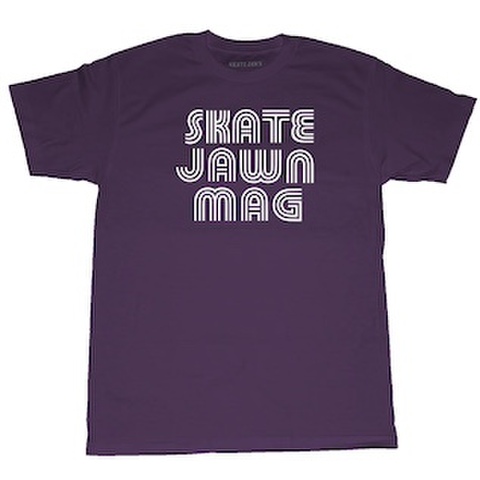 SKATE JAWN / Stripe Tee [Purple]