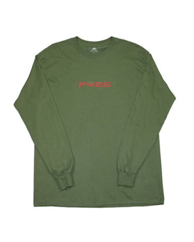 PM2.5 / PM LOGO L/S TEE [Green]