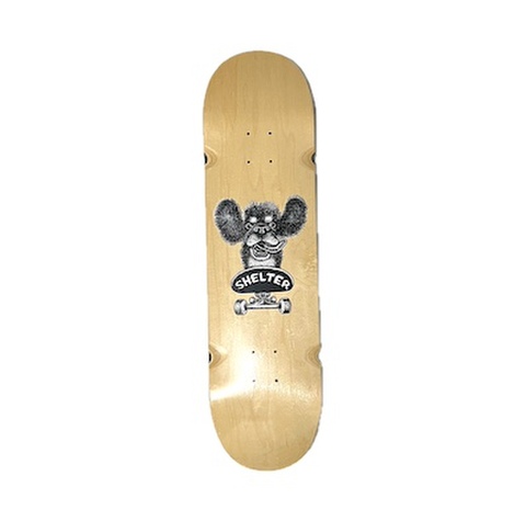 SHELTER x BEER SLAVE "TONY" BOARD WHEEL WELL [NATURAL]
