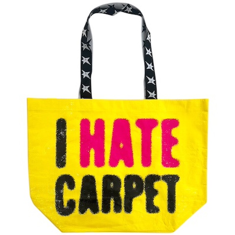 CARPET COMPANY / "I HATE CARPET" MESH TOTE [Yellow]