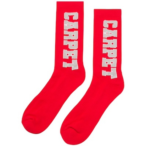 CARPET COMPANY / Varsity Socks  [Red]