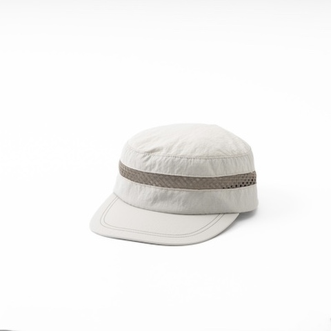 Lidairpeaks / Cylinder mesh hat [Cream]