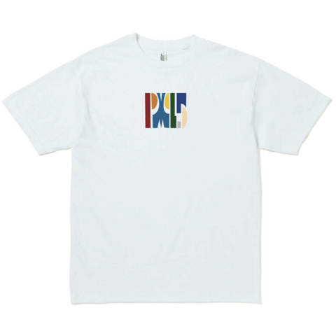 PM2.5 / Color Trace Tee [White]