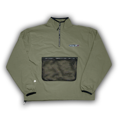 DAMAGE / TUNDRA 1/4 ZIP JACKET [Army Green]