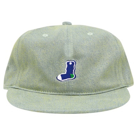 WHIMSY / Denim Socks Club Hat [Yellow Denim]