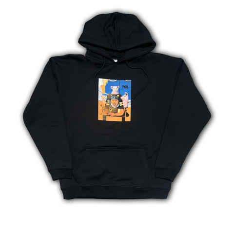 DAMAGE / POH BANQUETE HOODIE [Black]