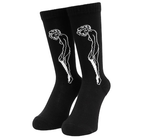 WHIMSY / CATHIE SOCKS  [Black]