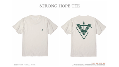ONE GRIND / STRONG HOPE TEE WHITE