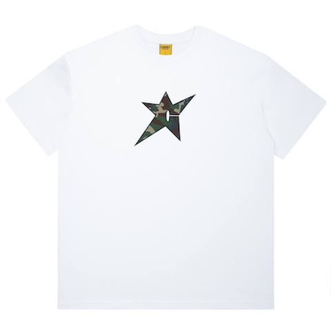 CARPET COMPANY / C-Star Camo Logo Tee [White]