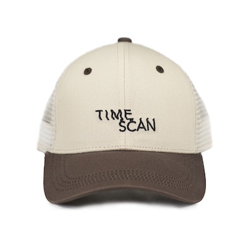 TIMESCAN / LOGO MESH CAP [Sand]