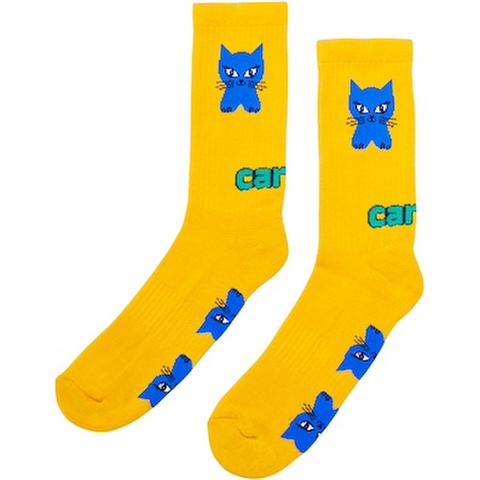 CARPET COMPANY / Cat Sock [Yellow]
