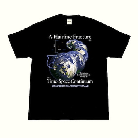 Strawberry Hill Philosophy Club / TIME-SPACE CONTINUUM TEE [Black]