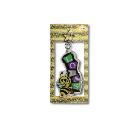LOLA'S HARDWARE /  [BEE STAR] RESIN Keychain