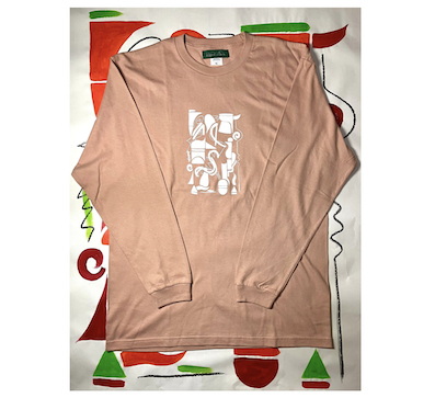 Morning Noon & Night [by Kojiro Hara] / “ MINAMOTO “ L/S TEE [ダスティピンク]