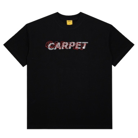 CARPET COMPANY / MISPRINT RHINESTONE TEE [Black]