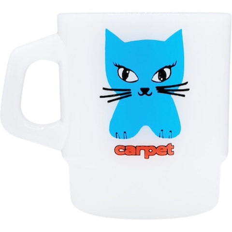 CARPET COMPANY /  Milk Glass Mug [Blue]