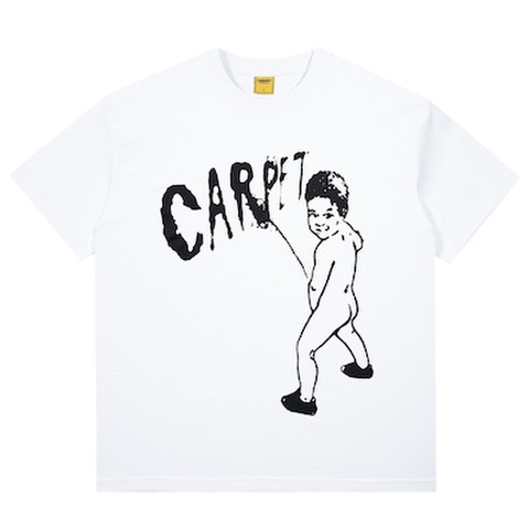 CARPET COMPANY / Kid Peeing Tee [White]
