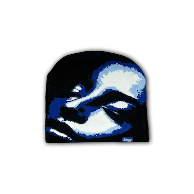 DAMAGE / DESA BEANIE [Black/Blue]