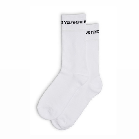 Last Resort AB / Reverse Terry Socks "White"