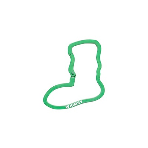 WHIMSY / SOCKS LOGO CARABINER [Green]