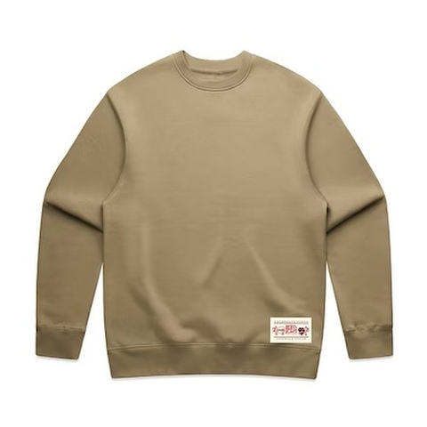 Ampersand Pound X Loophole / HEAVY CREWNECK [Sand]