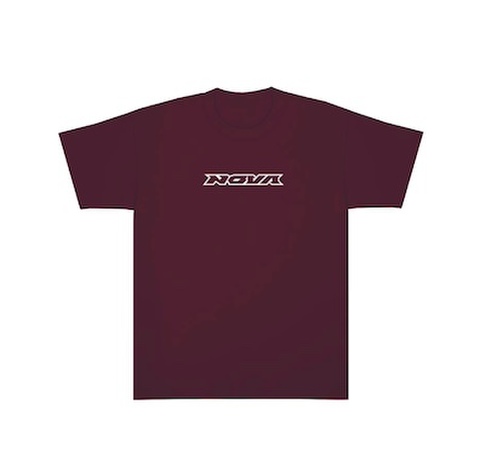 NOVA WORLD ORDER / Logo Tee [Maroon]