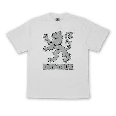 DAMAGE / HERALDIC TEE [White]