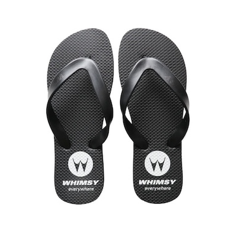 WHIMSY / WAS HERE BEACH SANDALS [Black]