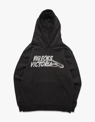 VICTORIA HK / STAINLESS HOODIE CHARCOAL