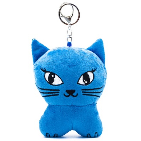 CARPET COMPANY / Cat Plush Keychain [Blue]