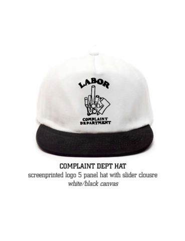LABOR / COMPLAINT DEPT HAT