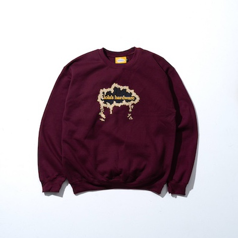 LOLA'S HARDWARE / Bolt Cloud Sweatshirt [Wine Red]