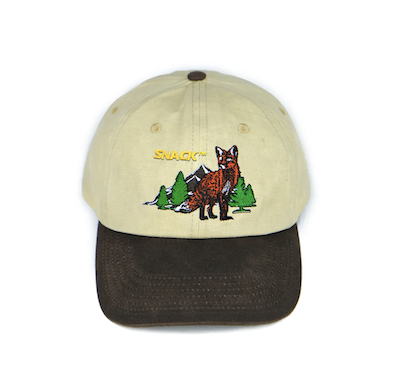 SNACK / CRAZY LIKE A FOX HAT [Tan/Brown]