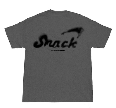 SNACK / ALIVE OVERSPRAY HEAVY TEE [Cement]