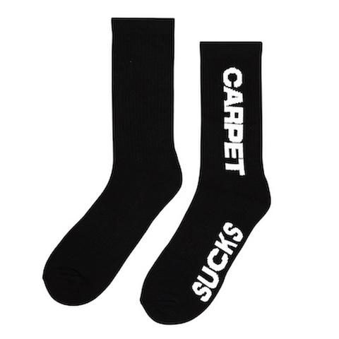 CARPET COMPANY / Carpet Sucks Sock [Black]
