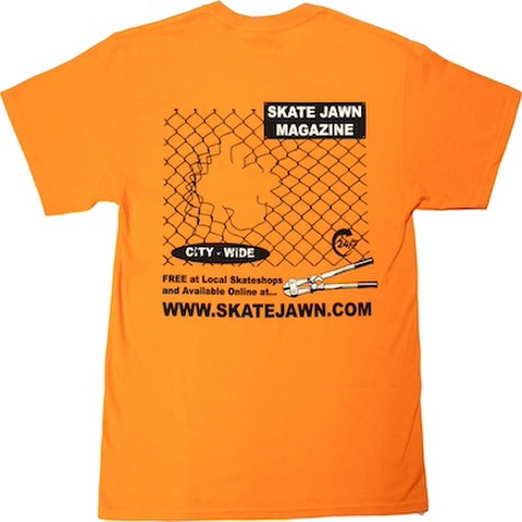 SKATE JAWN / Boltcutter Tee [Hi Vis Orange]