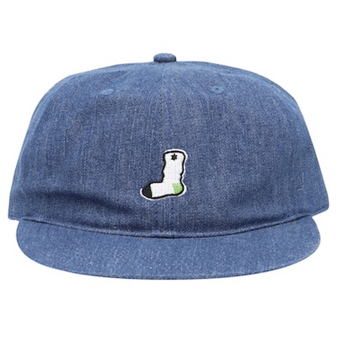 WHIMSY / Denim Socks Club Hat [Blue Denim]