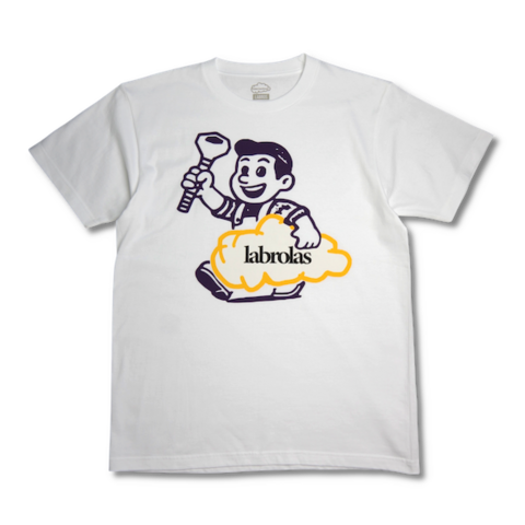 LOLA'S HARDWARE / LOLAS x LABROS BOLT WORK TEE [White]