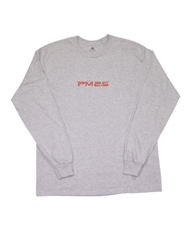 PM2.5 / PM LOGO L/S TEE [Gray]