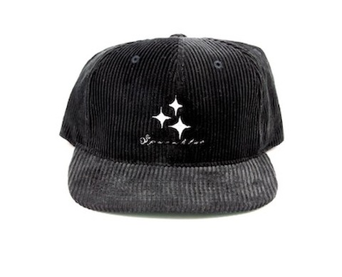 SPRINKLES SF / EMBROIDERED CORD CAP [BLACK]