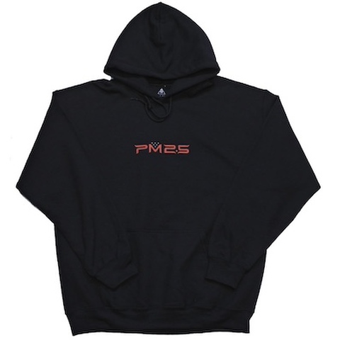 PM2.5 / PM LOGO HOODIE [Black]