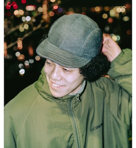 COCKROACH / 4 PANEL - DENIM CAP [Black]